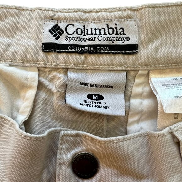 Columbia Men's Ivory Cargo Outdoor Shorts 33 Medium - Picture 3 of 4